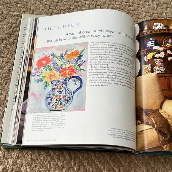 Making Yourself at Home by Jane Seymour - Home Décor Book with Green Cover - Picture 9 of 16